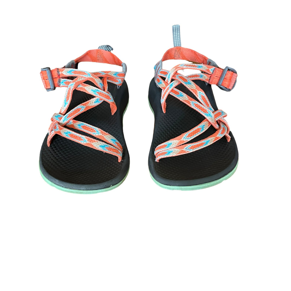 Chaco Z1 EcoTread Kids Sandal Waterproof Sports Orange Blue Straps SZ 3